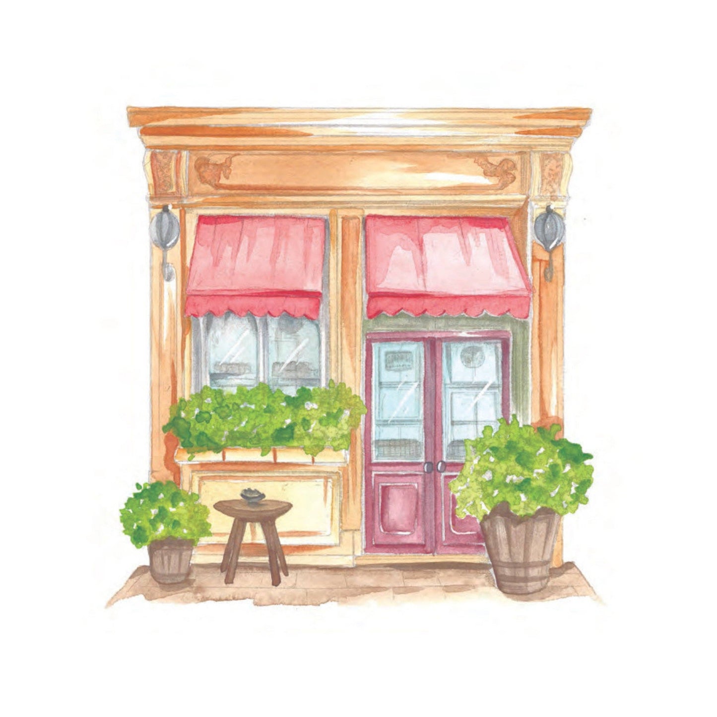 Willow Wolfe USA - Cozy Cafés Watercolor Workbook by Nya Wolfe