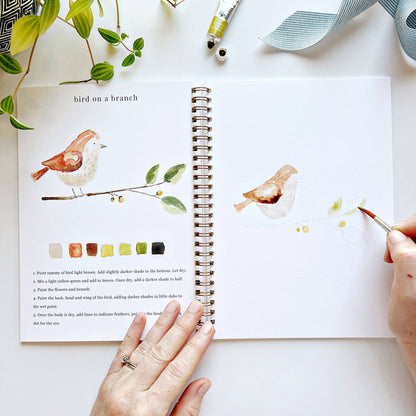 emily lex studio - Animals watercolor workbook
