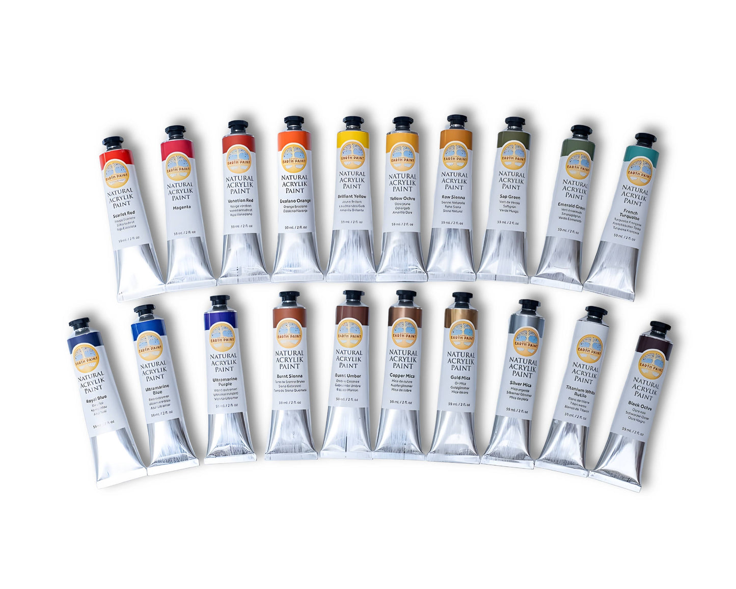 Natural Earth Paint - Natural Acrylik Paint™ - Individual Tubes