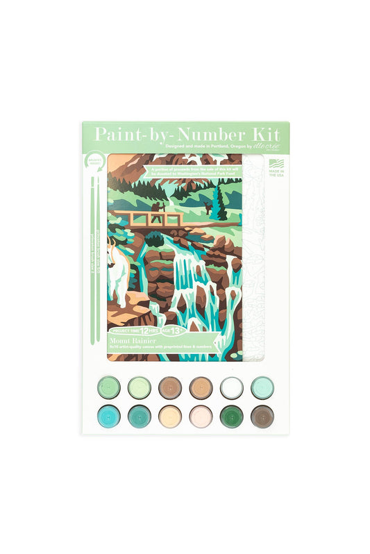 Elle Crée - Mount Rainier Paint-by-Number Kit