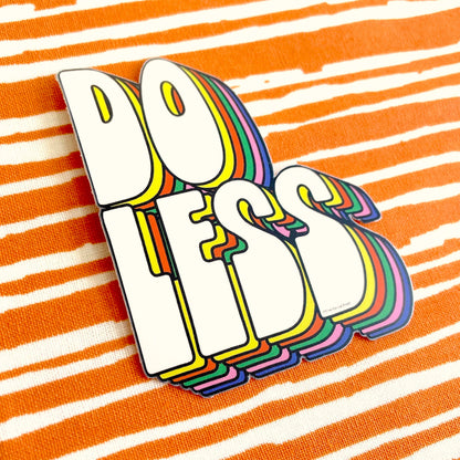 Free Period Press - Do Less Vinyl Decal Sticker