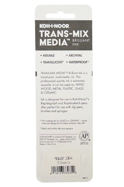 Koh-I-Noor® Trans-mix Media™ Drawing Ink