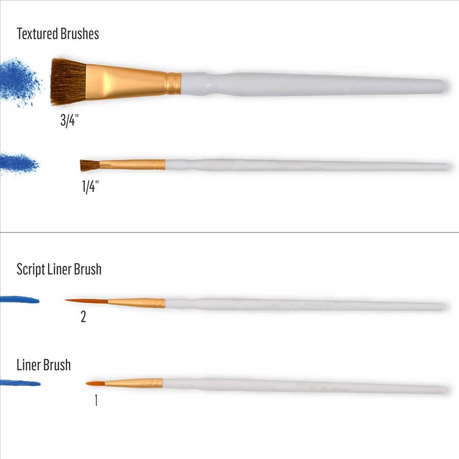 Plaid Crafts - FolkArt Artist Variety Brush Set 10 Piece