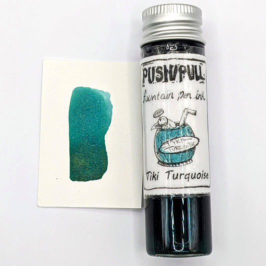 Push/Pull - Fountain Pen Ink - Tiki Turquoise