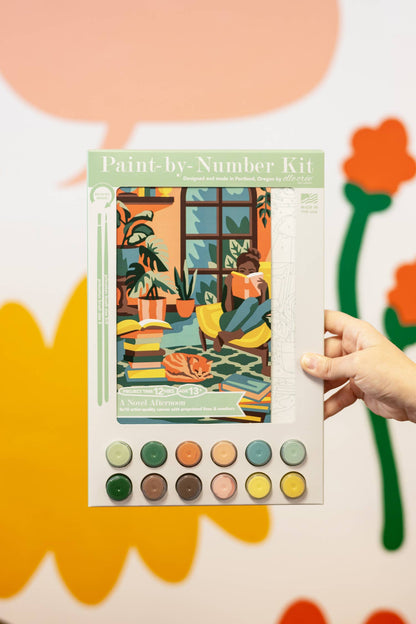 Elle Crée (She Creates) - A Novel Afternoon Paint-by-Number Kit