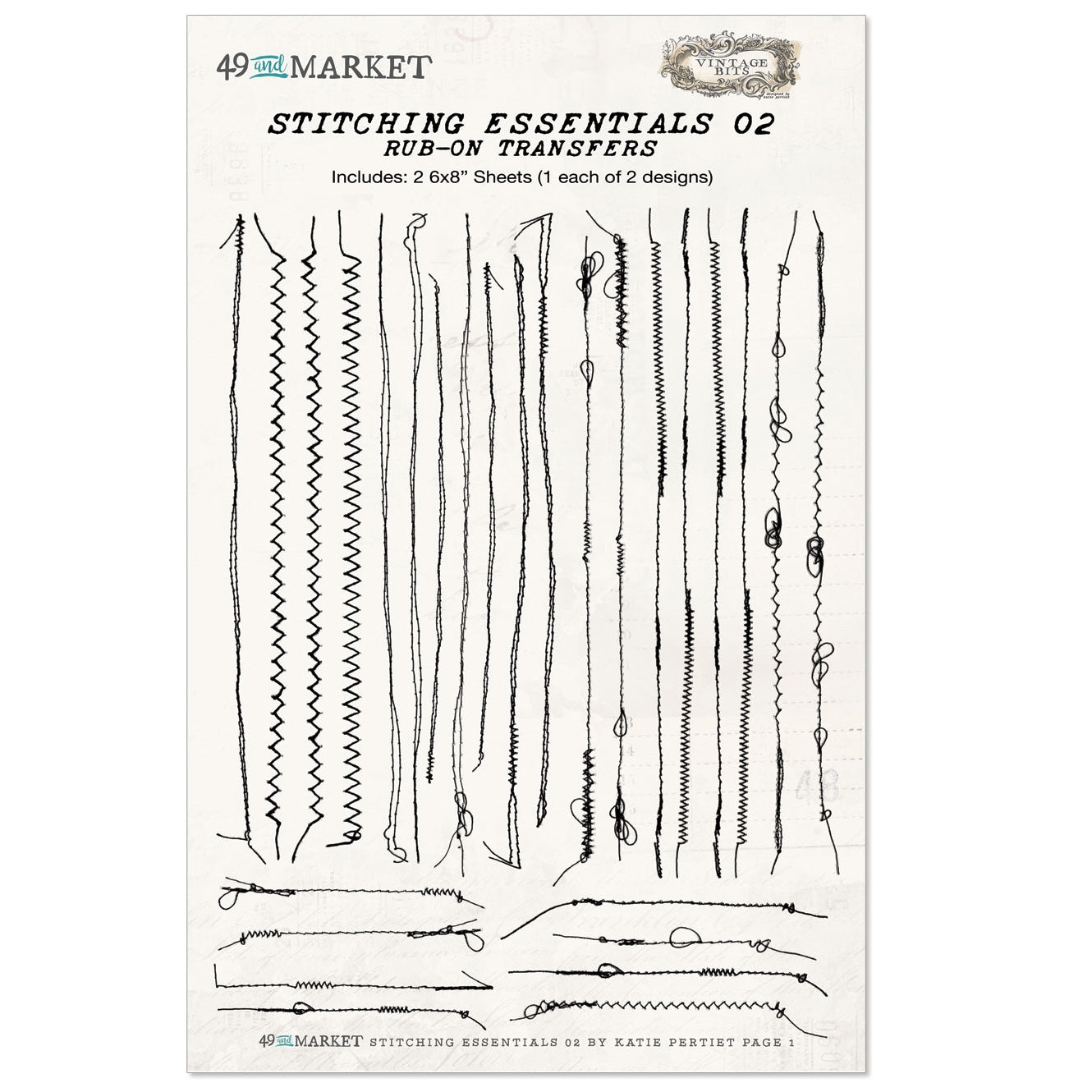 49 and Market Rub-on Transfers