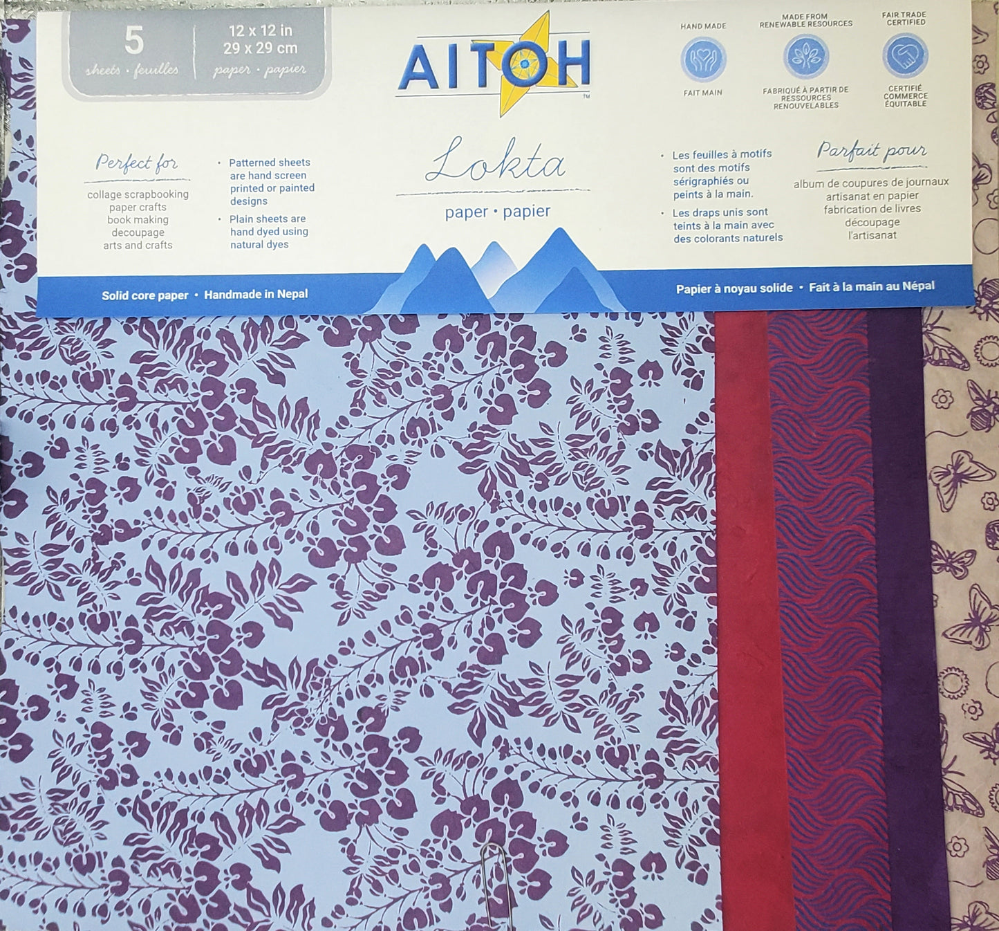 Aitoh Lokta Paper 8.5x11 5/pk