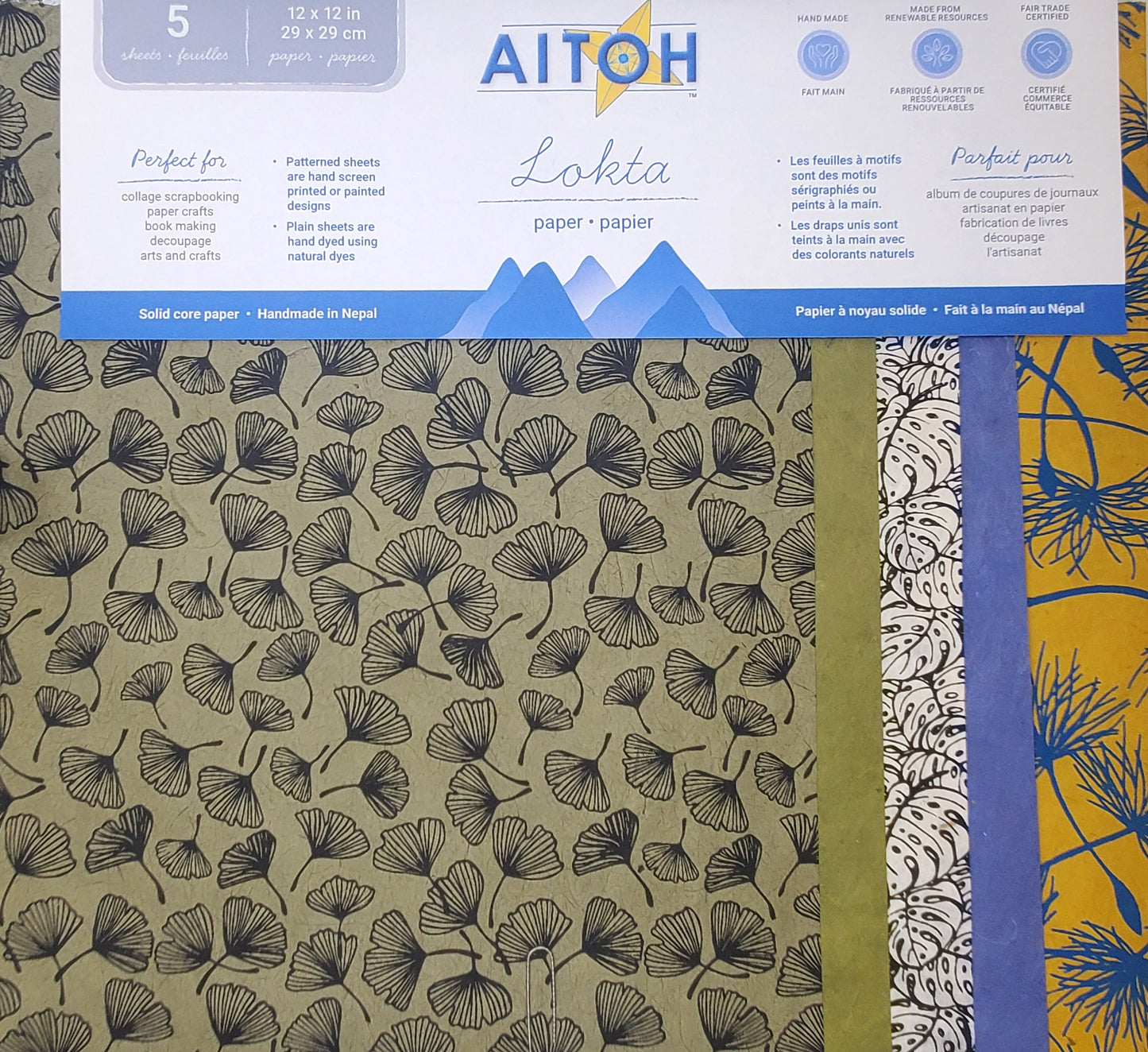 Aitoh Lokta Paper 8.5x11 5/pk