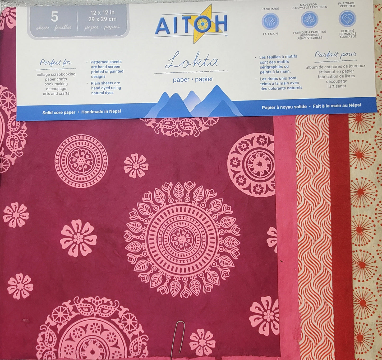 Aitoh Lokta Paper 8.5x11 5/pk