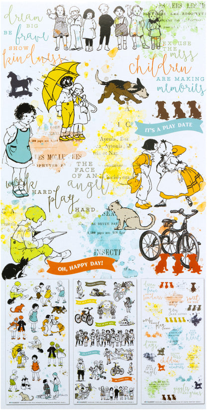 49 and Market Rub-on Transfers