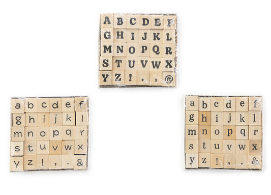 American Crafts Alphabet Stamps
