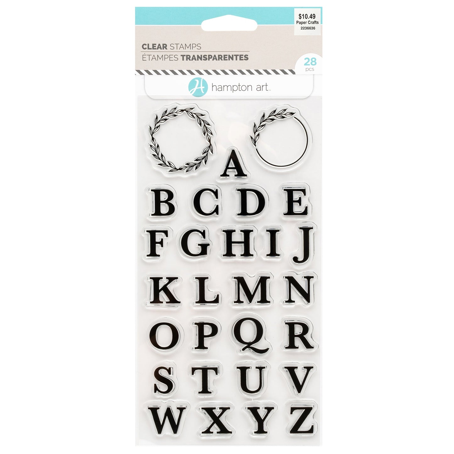 Hampton Art Clear Alphabet Stamps