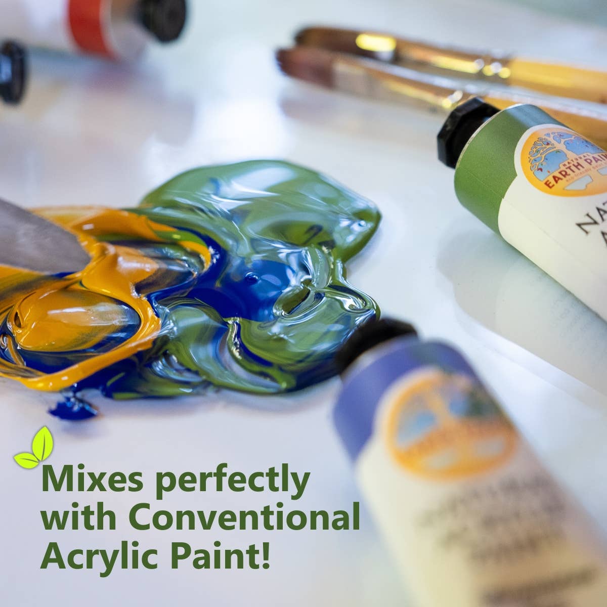 Natural Earth Paint - NEW! Natural Acrylik Paint - 4 Color Box Sets