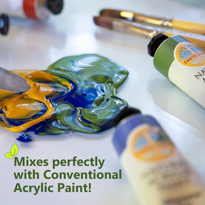 Natural Earth Paint - NEW! Natural Acrylik Paint - 4 Color Box Sets