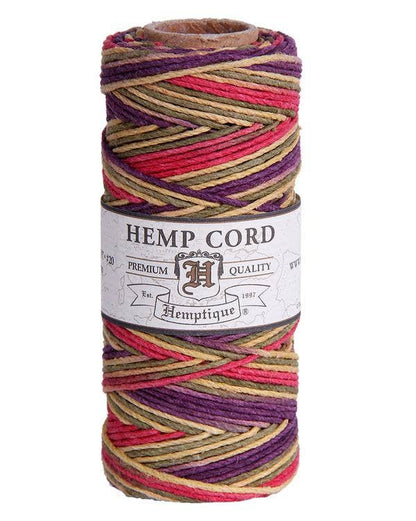 Hemptique - #20 1mm Hemp Cord Spools Variegated