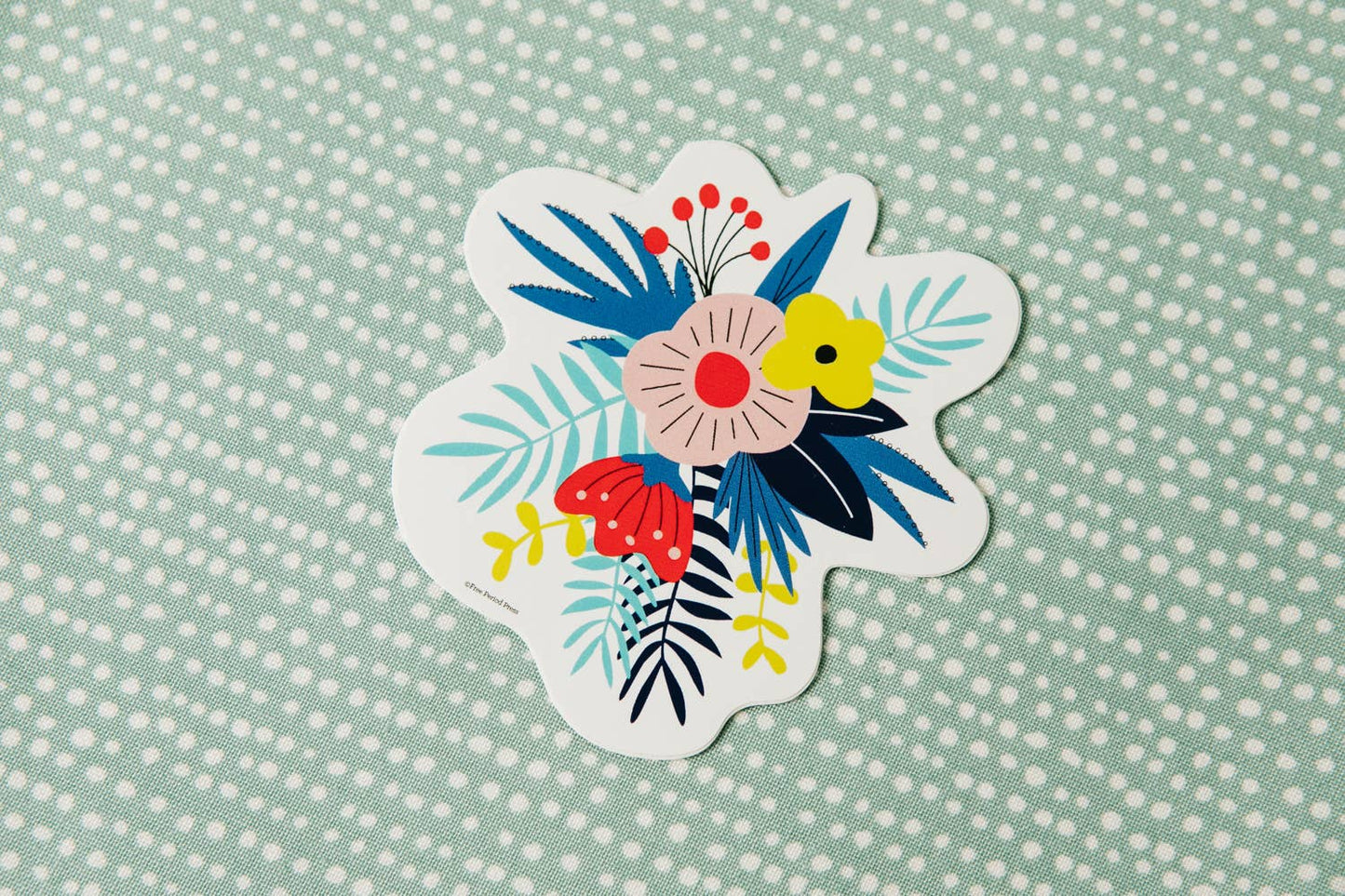 Free Period Press - Flowers Vinyl Decal Sticker