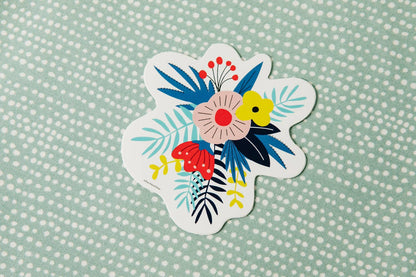 Free Period Press - Flowers Vinyl Decal Sticker