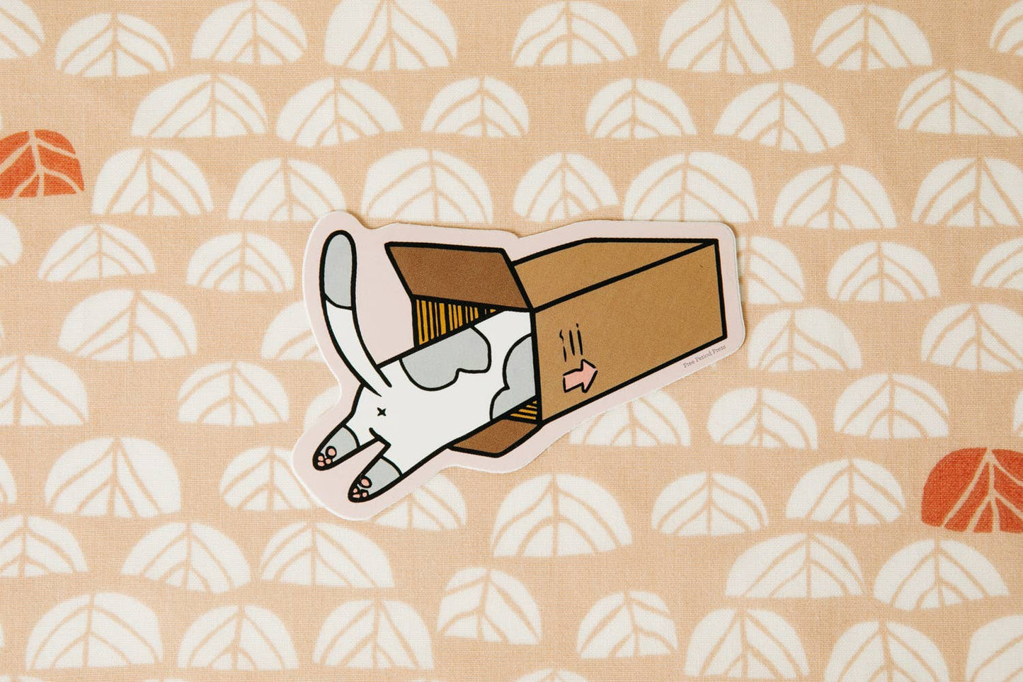 Free Period Press - Cat Box Vinyl Decal Sticker
