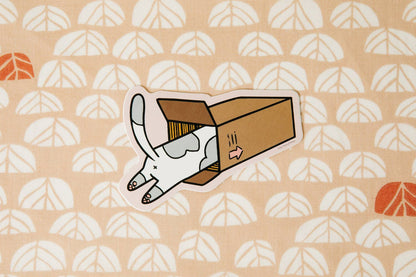 Free Period Press - Cat Box Vinyl Decal Sticker