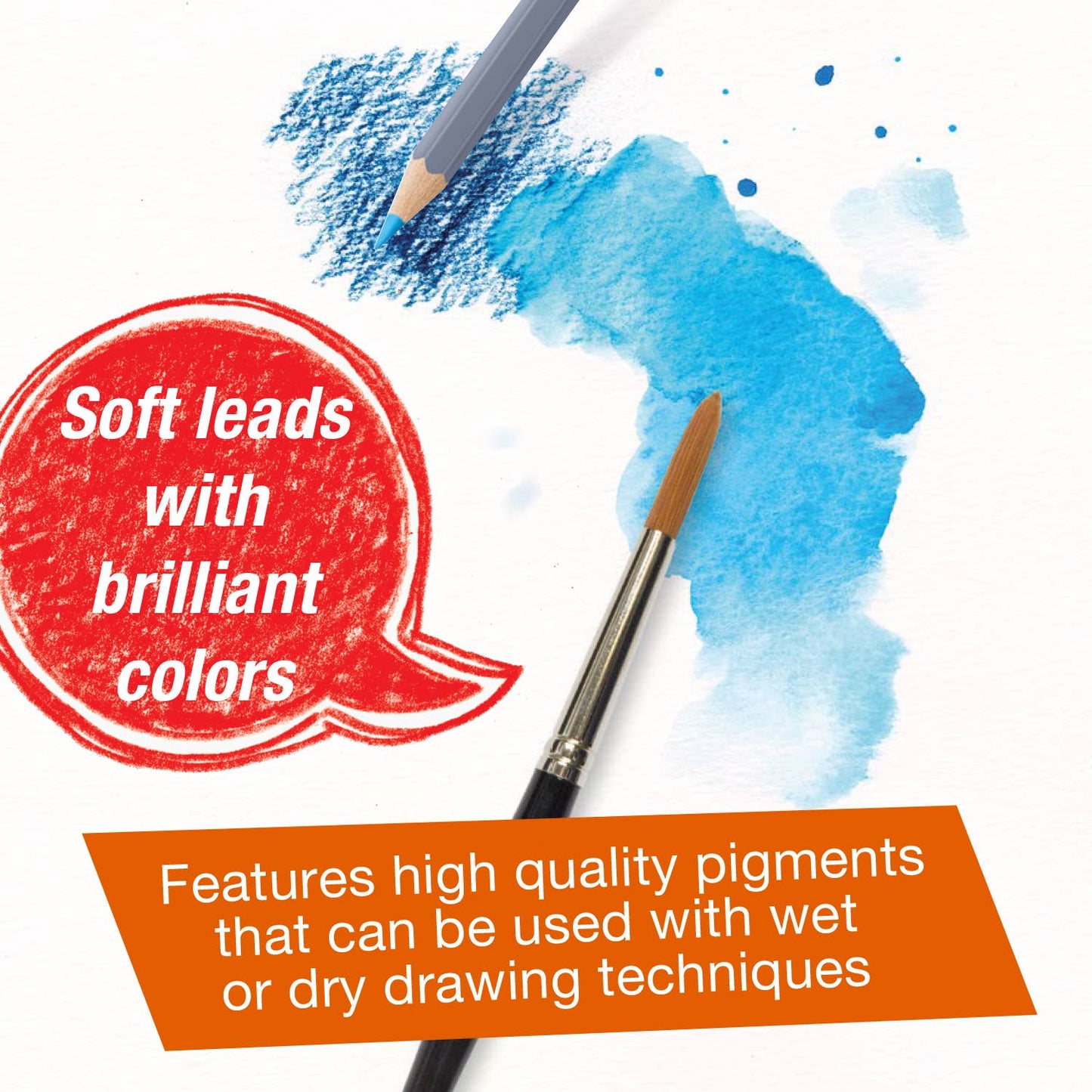 Faber-Castell - Goldfaber Aqua Watercolor Pencils, Box of 24