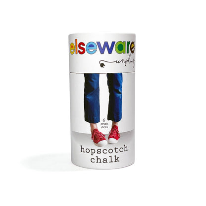 elseware unplug / eco-kids - Hopscotch Chalk - Talc-Free - 6 Natural & Non-Toxic Colors