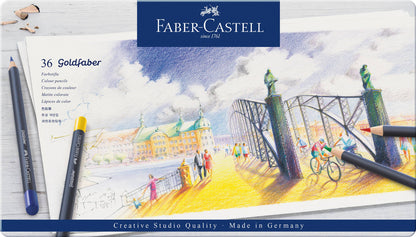 Faber-Castell Goldfaber Color Pencils - Tin of 36