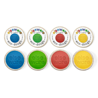 elseware unplug - Eco-Dough 12ct Singles - 1/4 lb - Natural, Non-Toxic : Assorted | 4 Colors