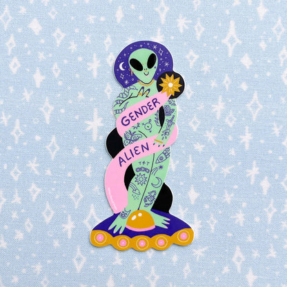 Free Period Press - Gender Alien Vinyl Decal Sticker
