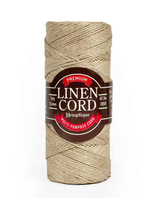 Hemptique - Egyptian Flax Linen Cord Spools Eco Friendly Bookbinding