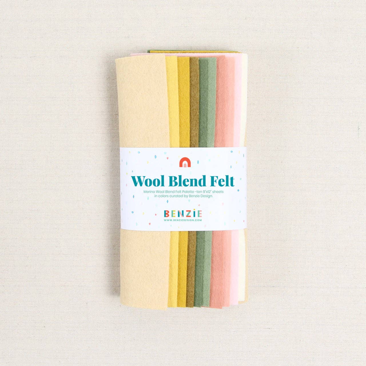 Benzie Design - Wool Felt Sheets, Boho Garden