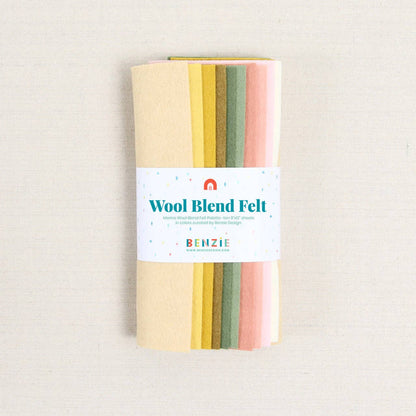 Benzie Design - Wool Felt Sheets, Boho Garden