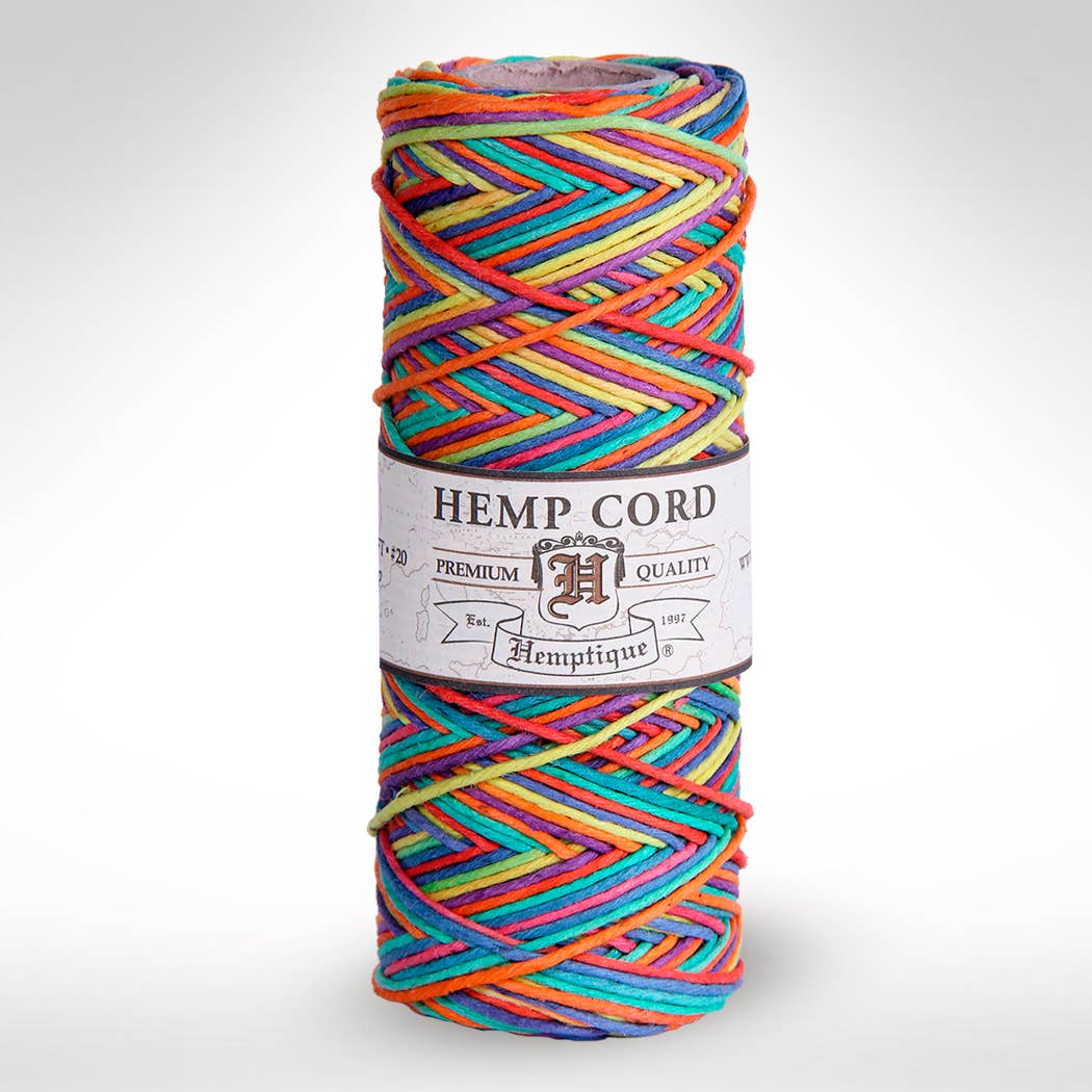 Hemptique - #20 1mm Hemp Cord Spools Variegated