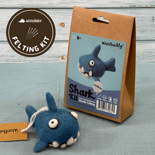 Woolbuddy - Needle Felting Shark Kit