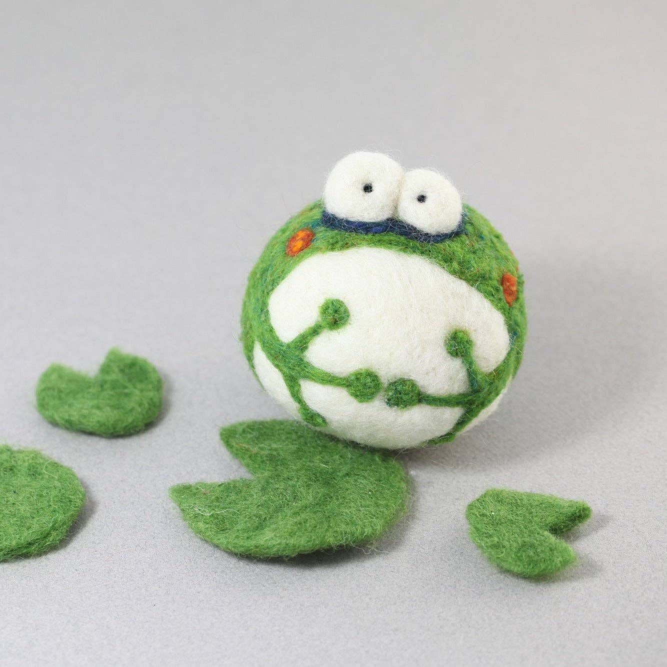 Woolbuddy - Needle Felting Frog Kit