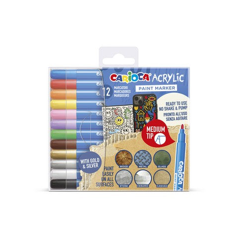 Carioca Acrylic Paint Markers