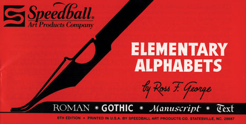 Speedball Elementary Alphabet Book