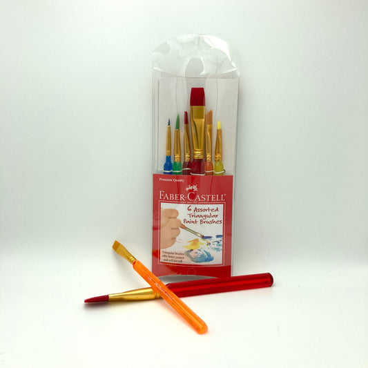 Faber-Castell Asst Triangular Brush Set
