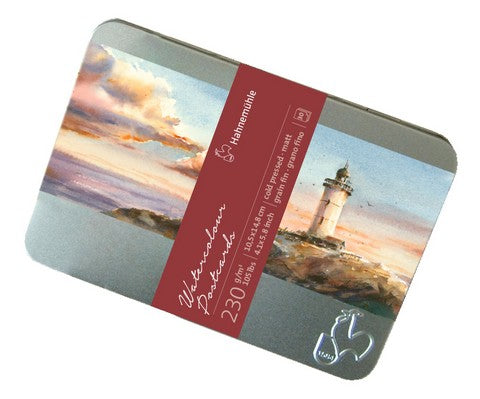 Hahnemuhle Watercolor Postcard Tin