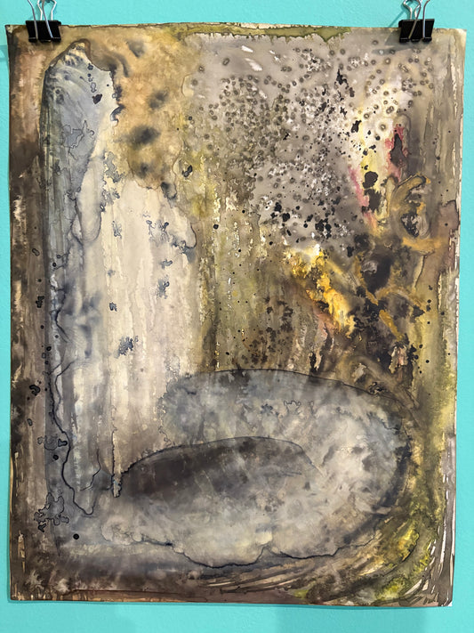 April 26 Playing with Ink & Water