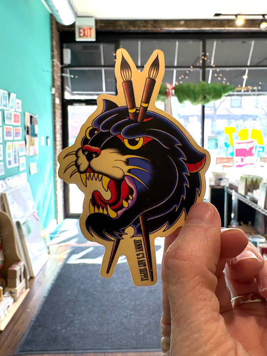 Jenny G's Panther Sticker