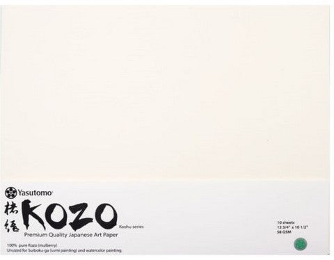 Yasutomo Kozo Japanese Paper 13.75 x 10.5