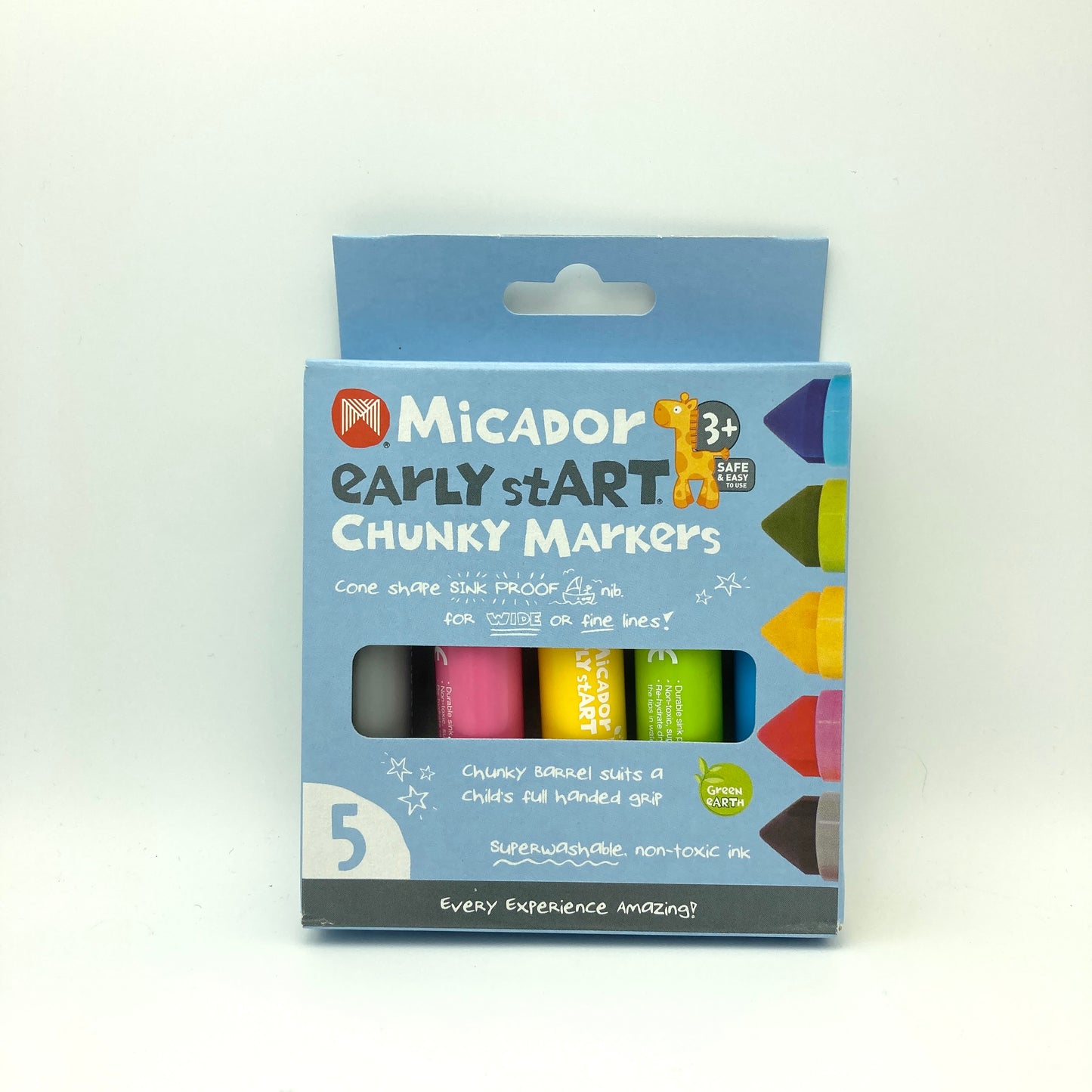 Micador EarlyStart Chunky Markers 5 Clrs