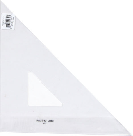 Pacific Arc Clear Plastic Triangle