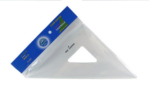 Pacific Arc Clear Plastic Triangle