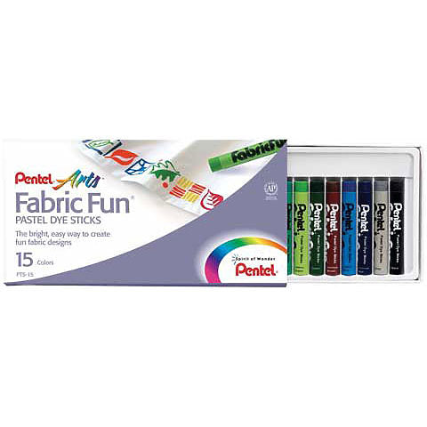 Pentel Fabric dye pastel set