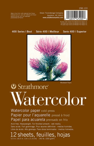 Strathmore Watercolor Pad 400 Series