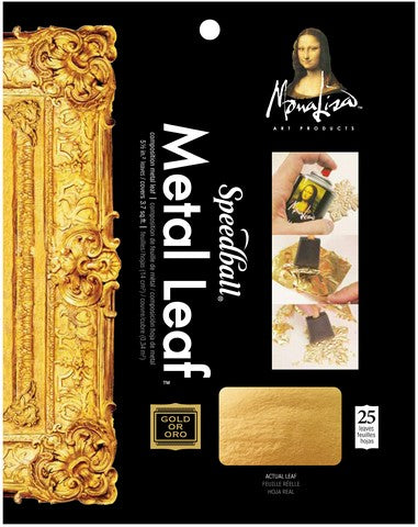 Mona Lisa Simple Leaf Gold 18pk