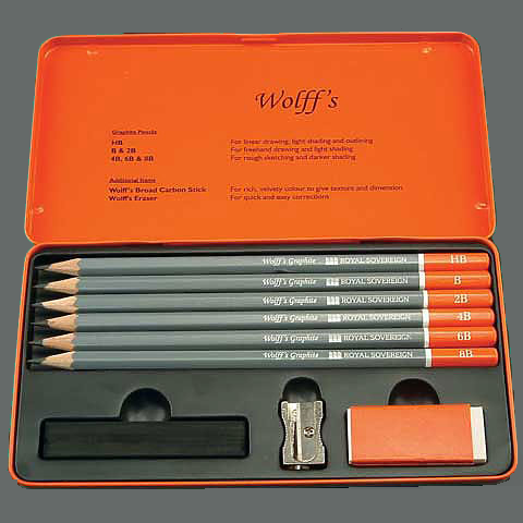 Wolff's Graphite Sketch Pencil Set