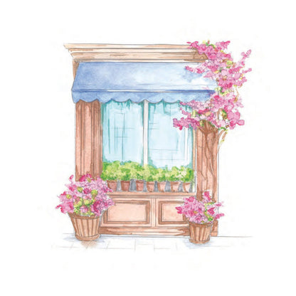 Willow Wolfe USA - Cozy Cafés Watercolor Workbook by Nya Wolfe