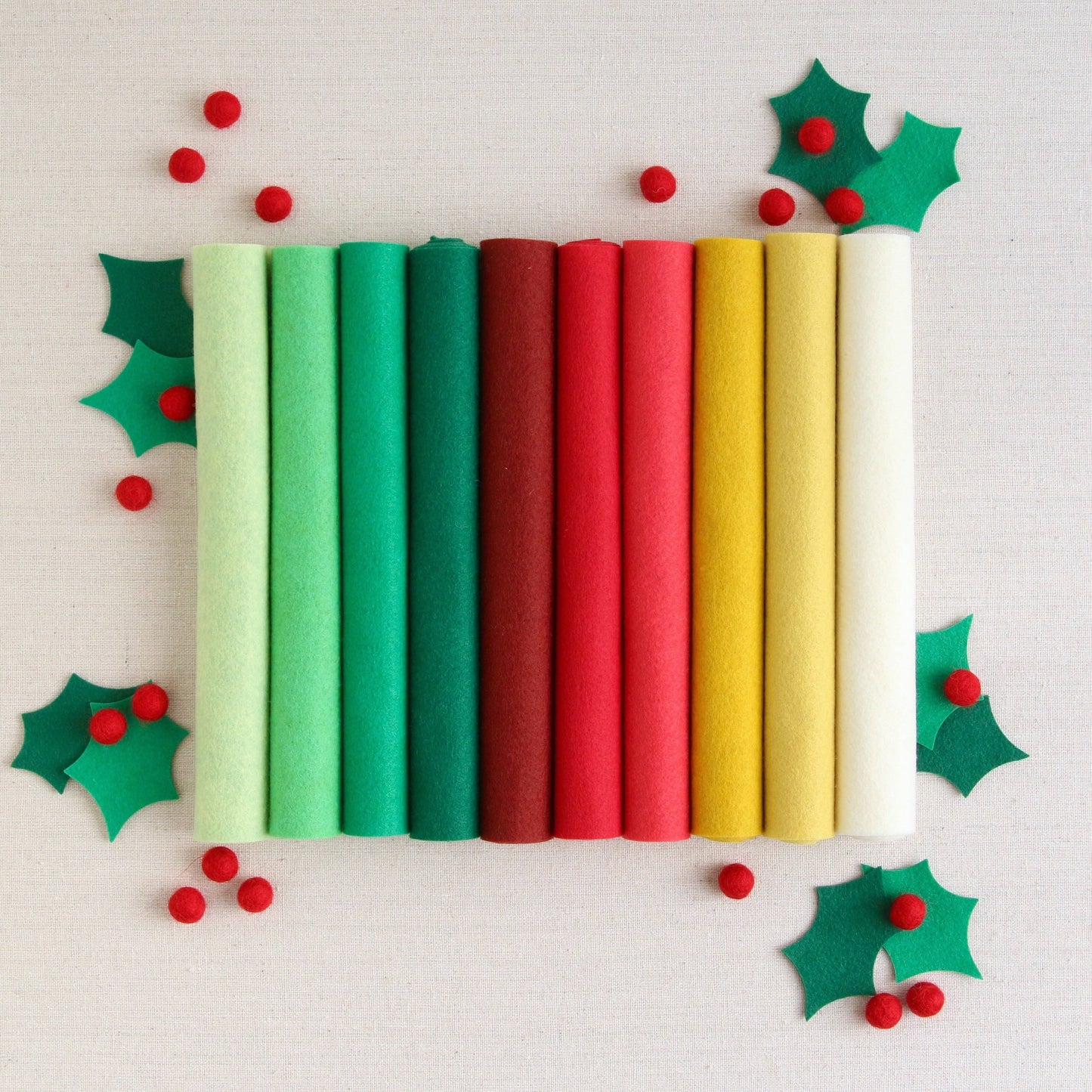 Benzie Design - Wool Felt Sheets, Christmas